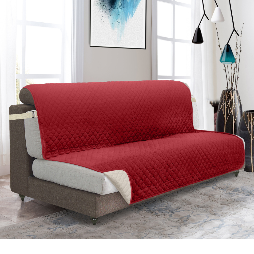 Couch Cover Furniture Protector With Side Pockets And...