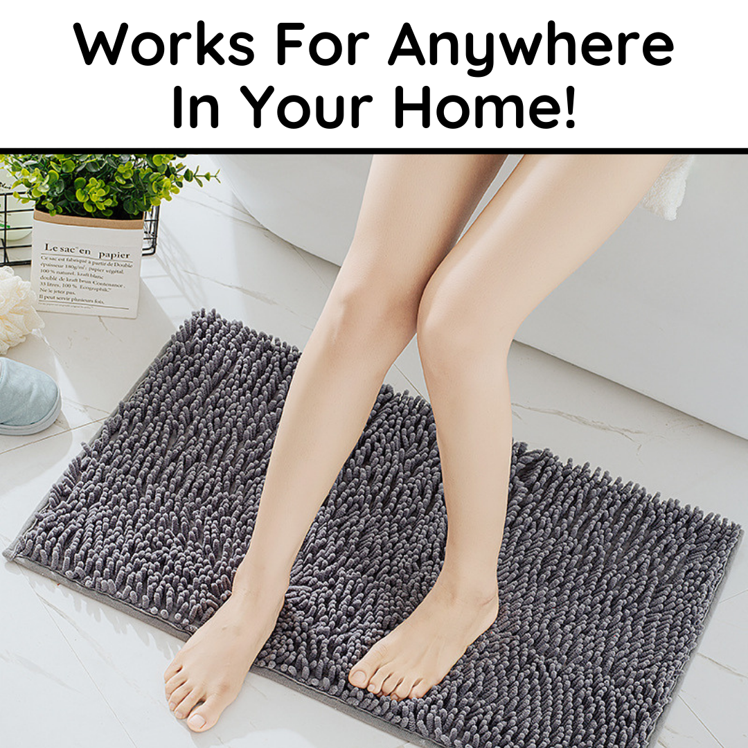 Paw-Drying Floor Mat With Superabsorbent Quick-Dry...