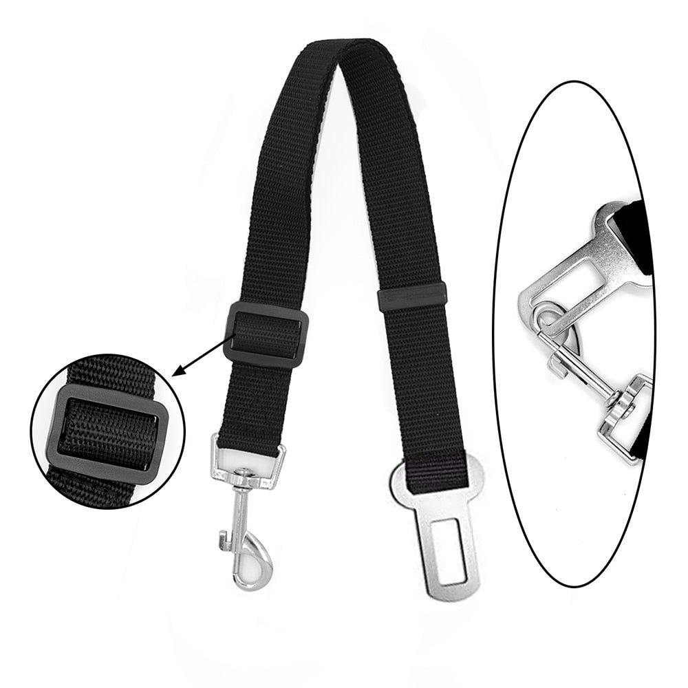 Dog Car Seat Belt Adjustable Nylon Restraint for Pets...