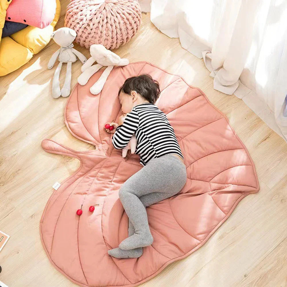 Fashion Creativity Leaf Heart Shaped Blanket Carpet for...