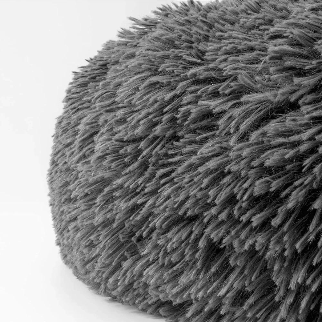 Calming Dog Bed Ultra Plush Cozy Nest With Raised Rim...