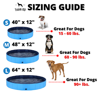 Pop-Up Dog Pool Foldable - Outdoor Bath And Pool For...