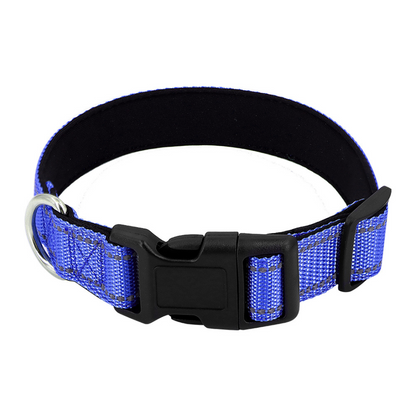 Reflective Dog Collar Quick-Lock Buckle - Safe Night...
