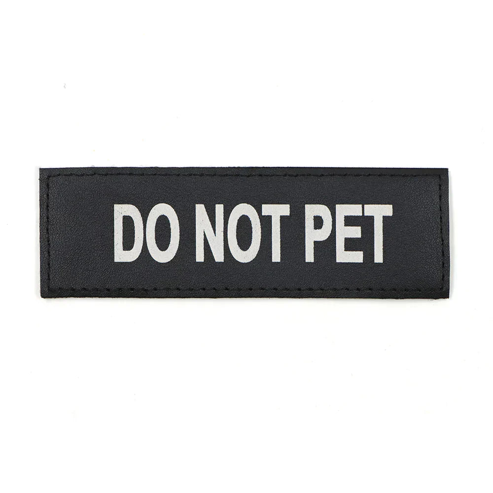 Do Not Pet Patch Velcro Harness Patch For Dogs, Boundary...