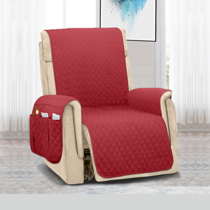 Couch Cover Furniture Protector With Side Pockets And...