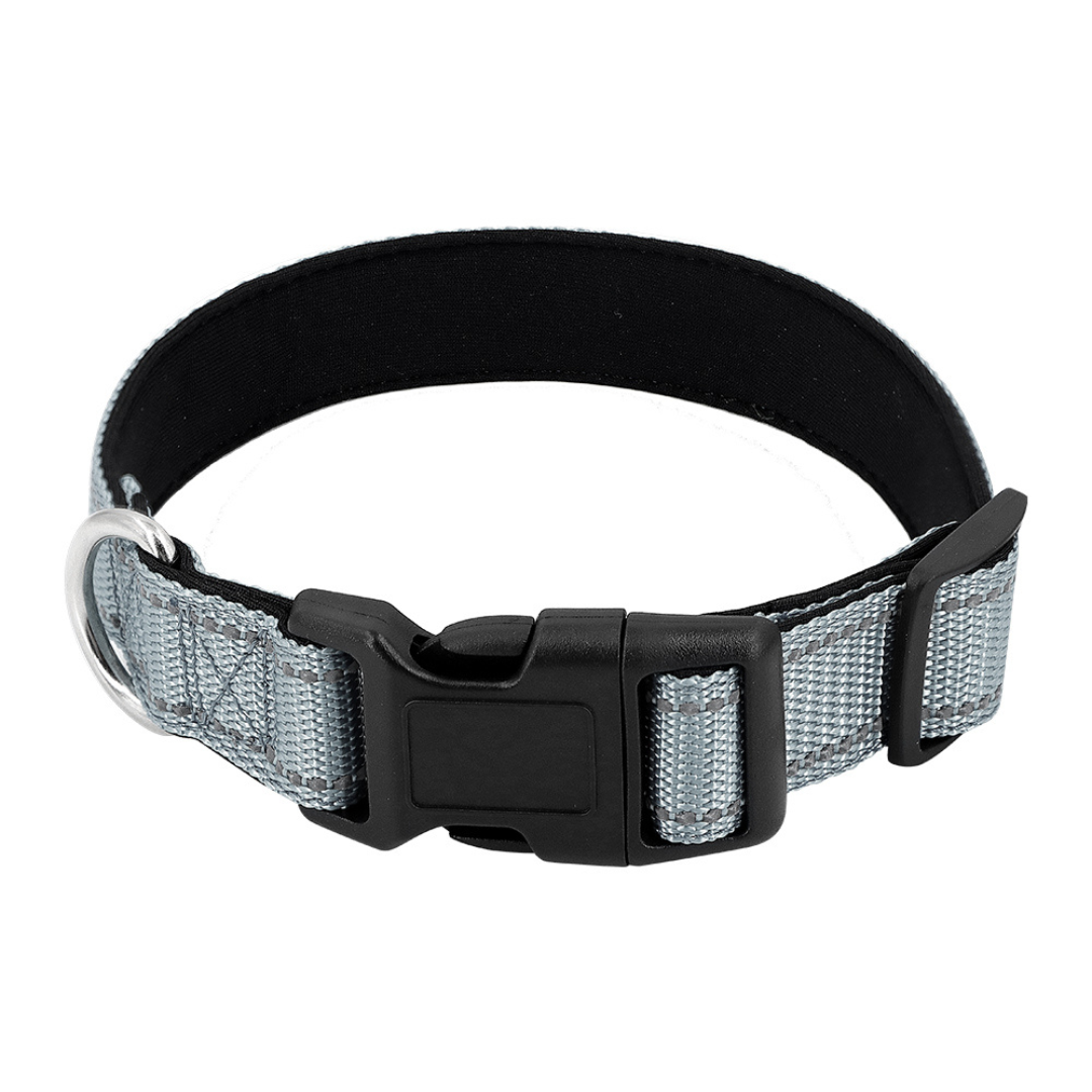 Reflective Dog Collar Quick-Lock Buckle - Safe Night...