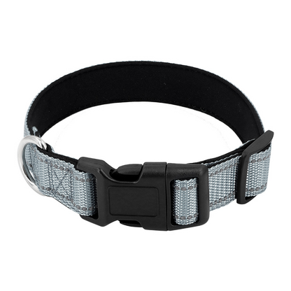Reflective Dog Collar Quick-Lock Buckle - Safe Night...