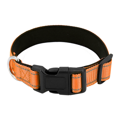 Reflective Dog Collar Quick-Lock Buckle - Safe Night...