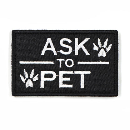Dog Harness Patches Set 12 Hook And Loop Patches For...