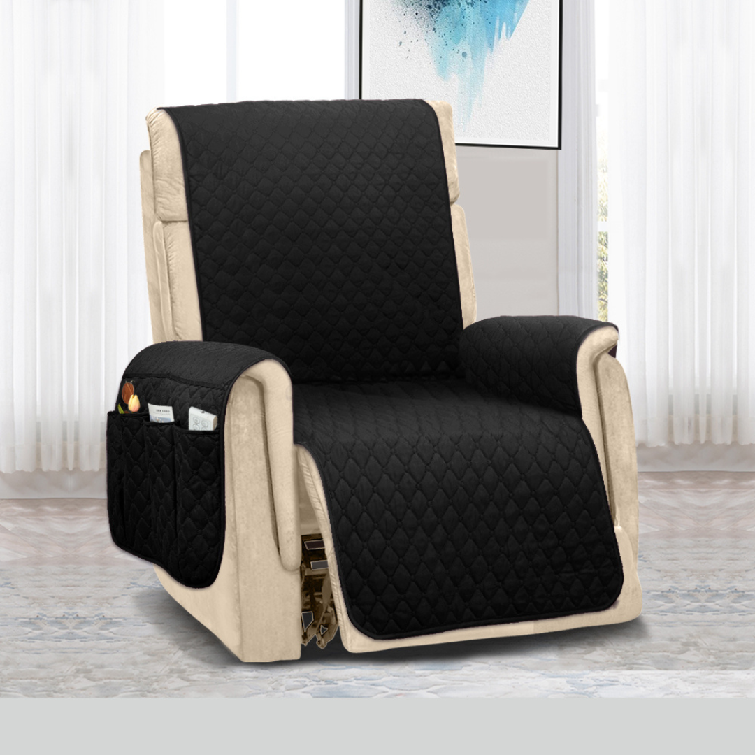 Couch Cover Furniture Protector With Side Pockets And...