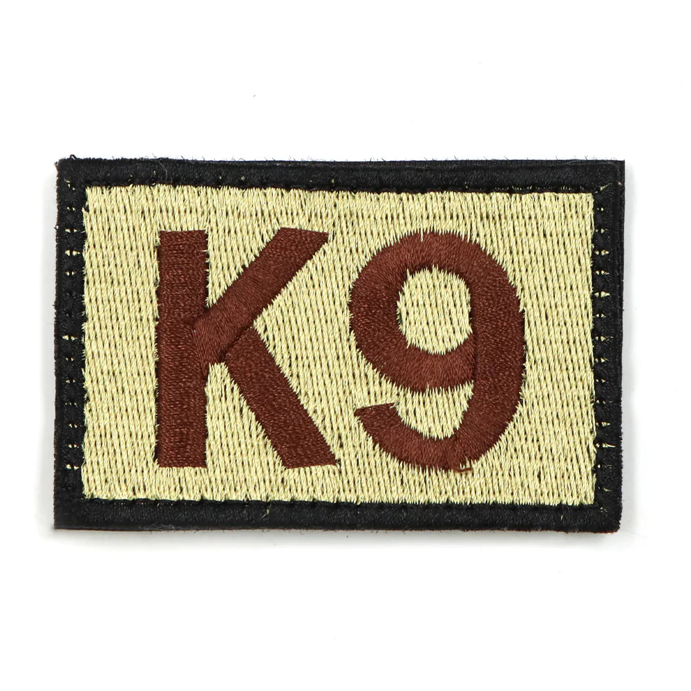 K9 Patch Embroidered Beige Harness Patch For Hook And...