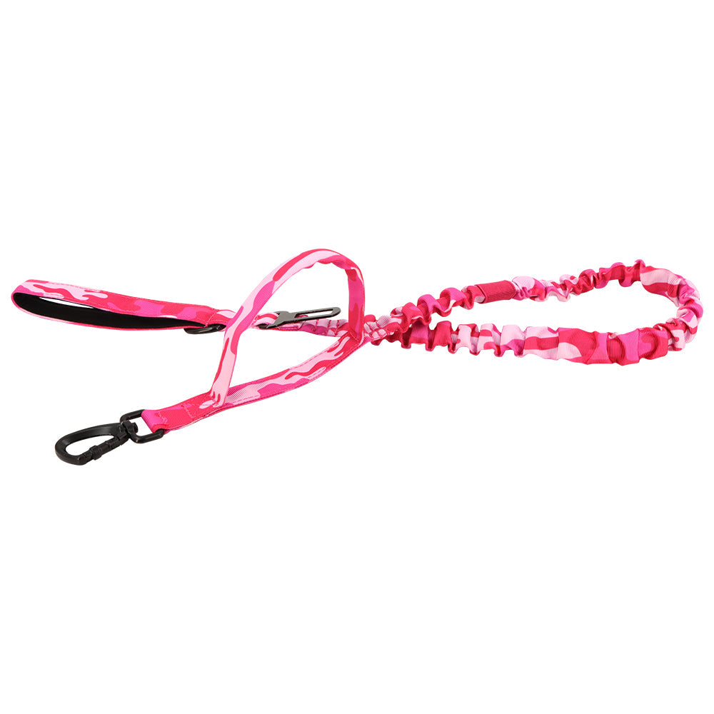 Dog Leash Tactical Double-Handle Padded Bungee Center...
