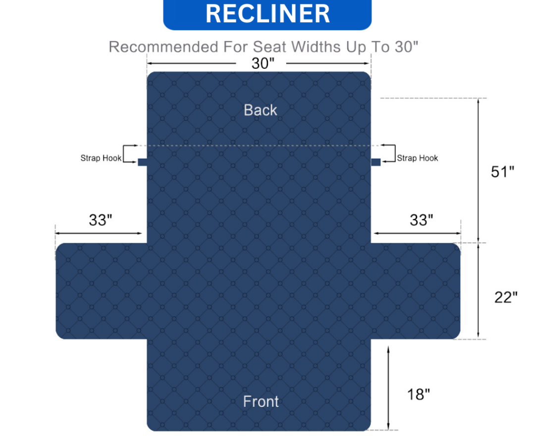 Couch Cover Furniture Protector With Side Pockets And...