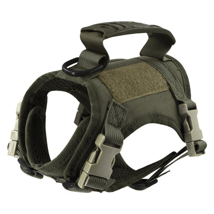 Tactical Dog Harness – Adjustable Padded Straps With Top...