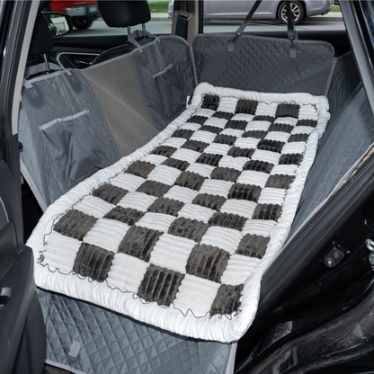 Backseat Dog Bed Large Plush Pet Car Seat Bed For Cozy...
