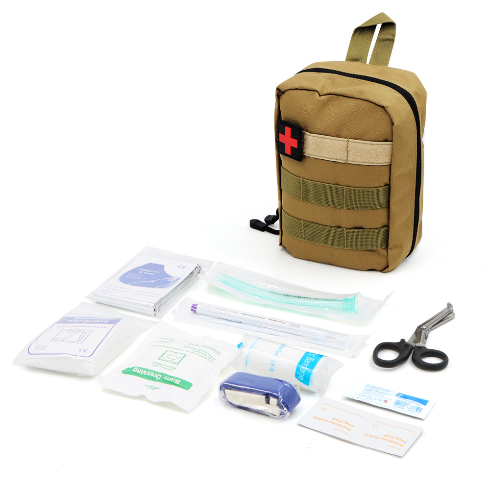 Tactical First Aid Kit MOLLE Pouch Harness Attachment...