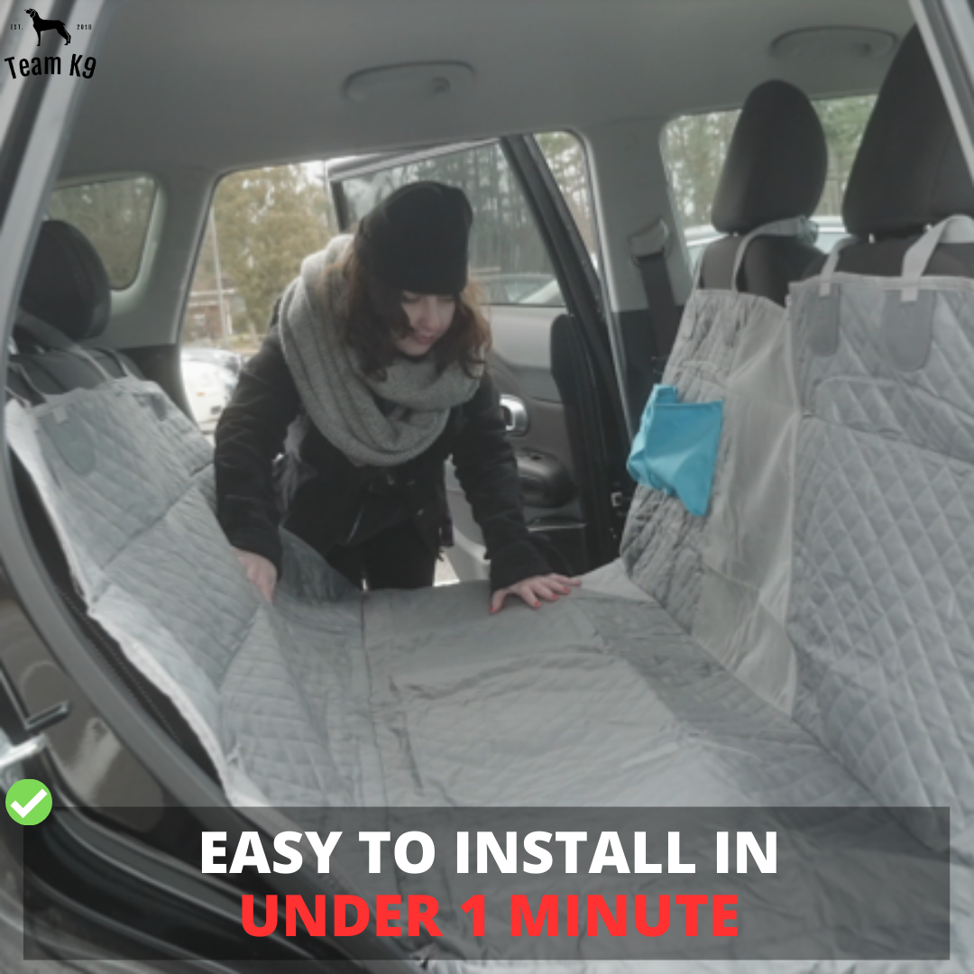 Car Seat Hammock Cover, Waterproof Non Slip Backseat...