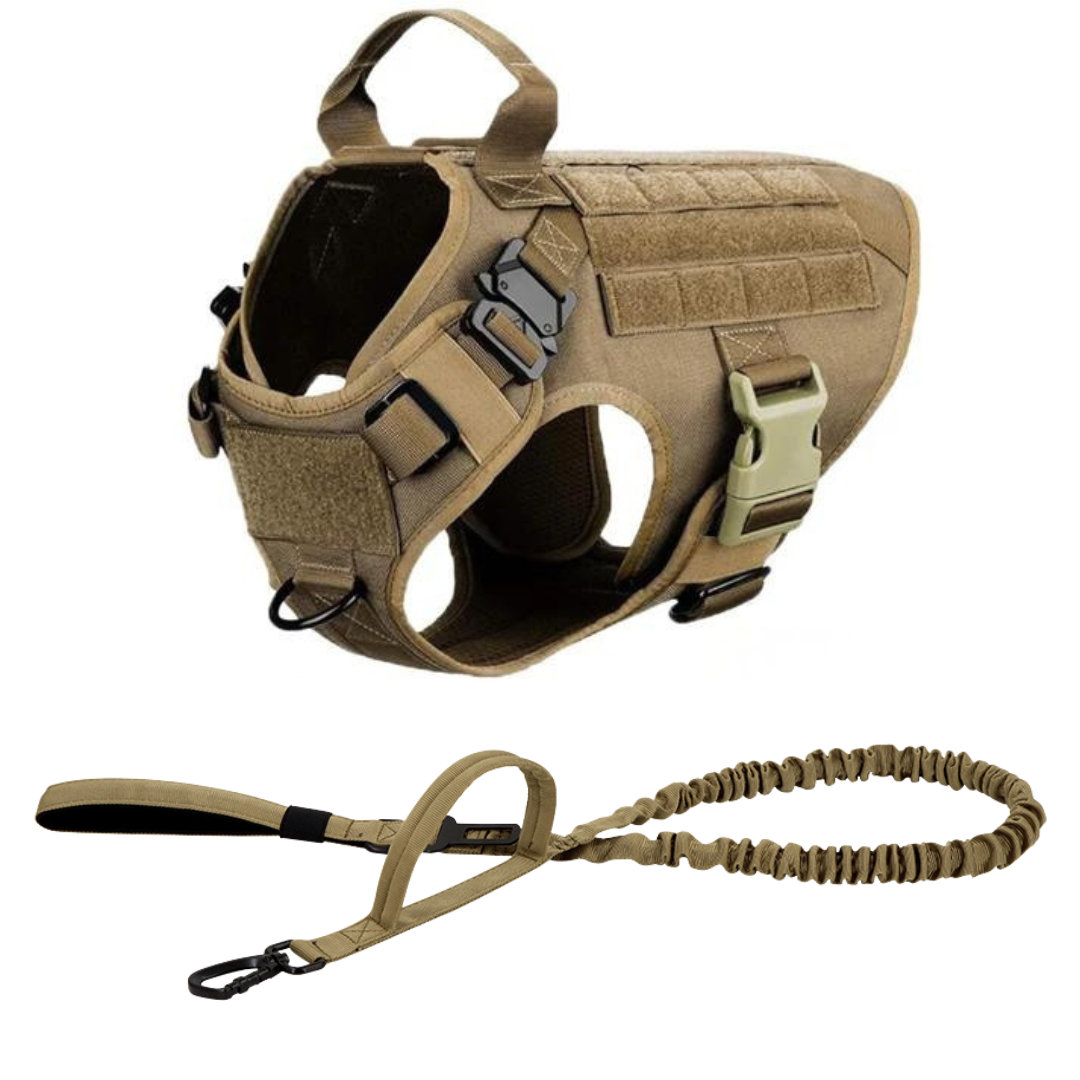 Tactical Dog Harness No-Pull With Front And Back D-Rings...