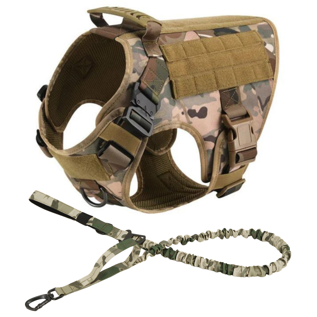 Tactical Dog Harness No-Pull With Front And Back D-Rings...