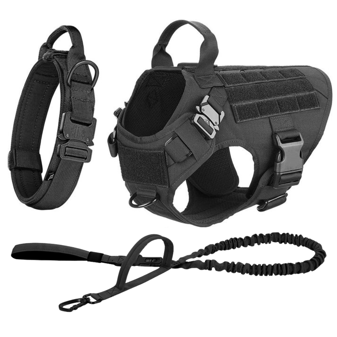Tactical Dog Harness No-Pull With Front And Back D-Rings...