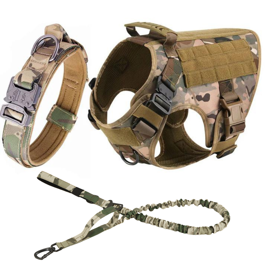 Tactical Dog Harness No-Pull With Front And Back D-Rings...