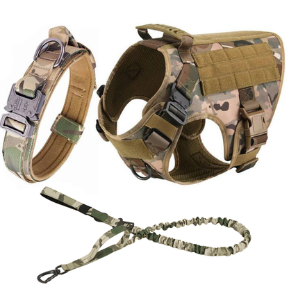 Tactical Dog Harness No-Pull With Front And Back D-Rings...