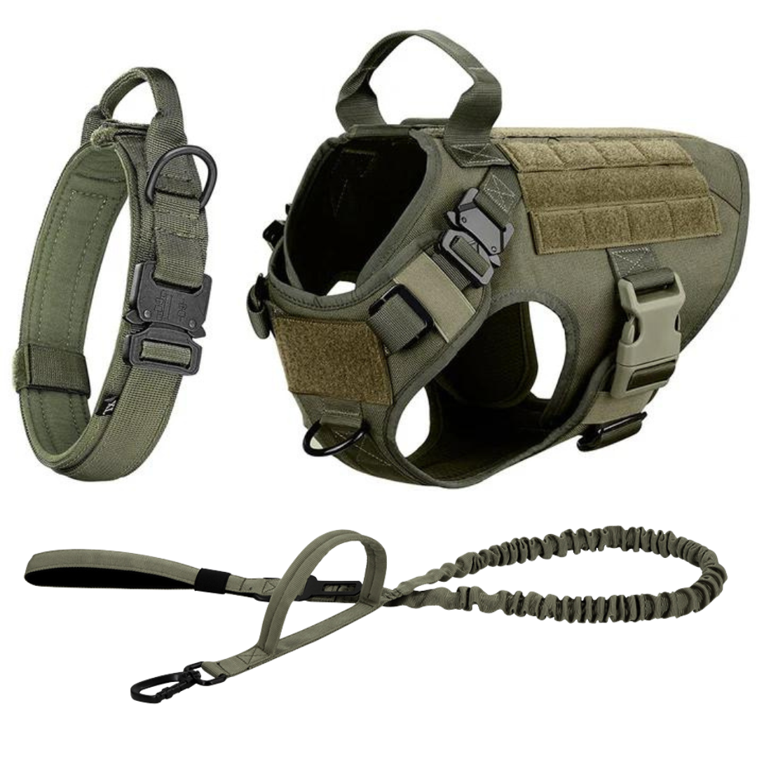Tactical Dog Harness No-Pull With Front And Back D-Rings...