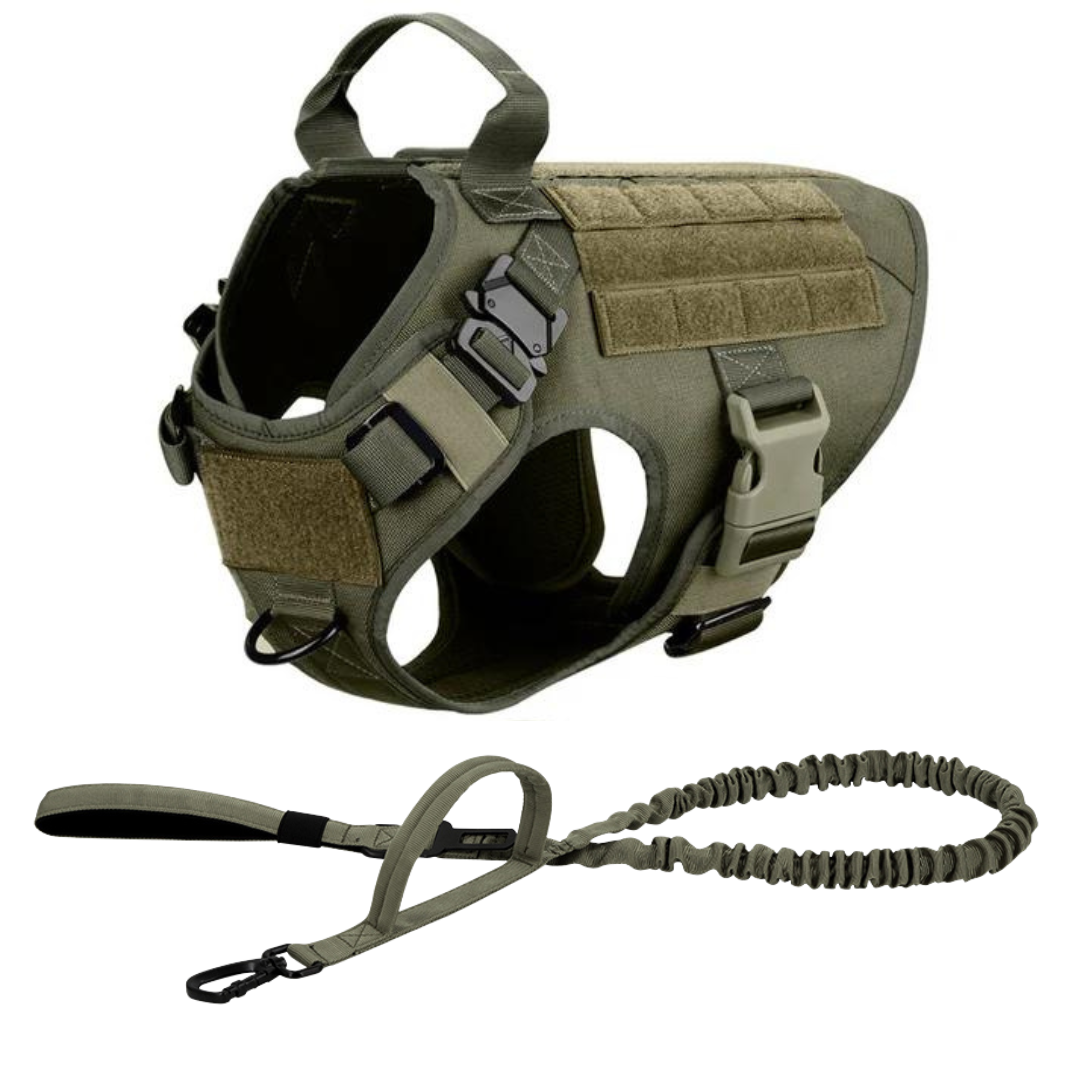 Tactical Dog Harness No-Pull With Front And Back D-Rings...