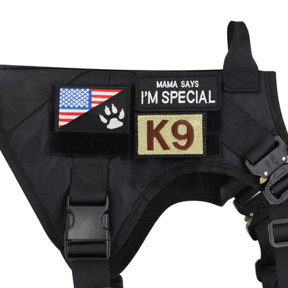 Tactical Dog Harness No-Pull With Front And Back D-Rings...