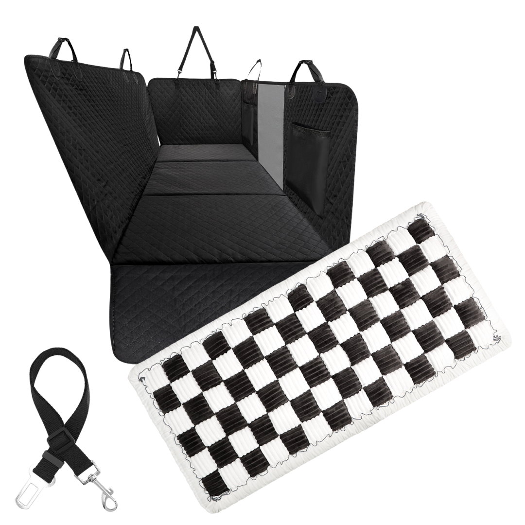Car Seat Cover Hammock Waterproof Protector With Storage...