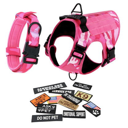 Tactical Dog Harness No-Pull With Front And Back D-Rings...
