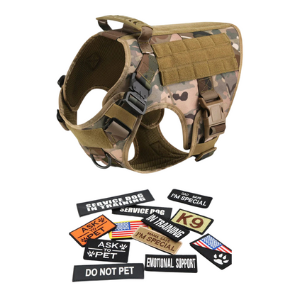 Tactical Dog Harness No-Pull With Front And Back D-Rings...
