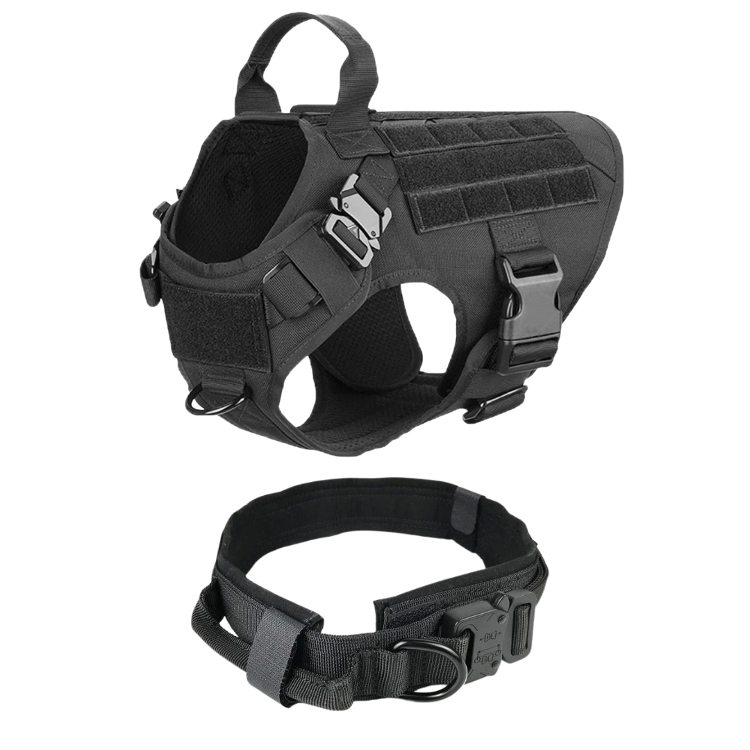Tactical Dog Harness No-Pull With Front And Back D-Rings...