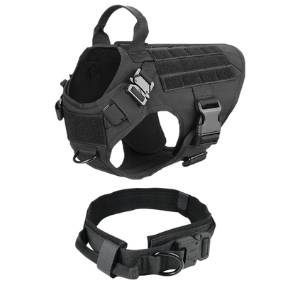 Tactical Dog Harness No-Pull With Front And Back D-Rings...