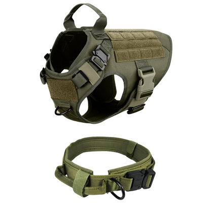 Tactical Dog Harness No-Pull With Front And Back D-Rings...