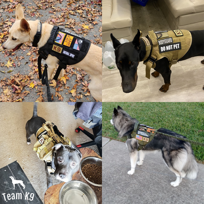 Tactical Dog Harness No-Pull With Front And Back D-Rings...