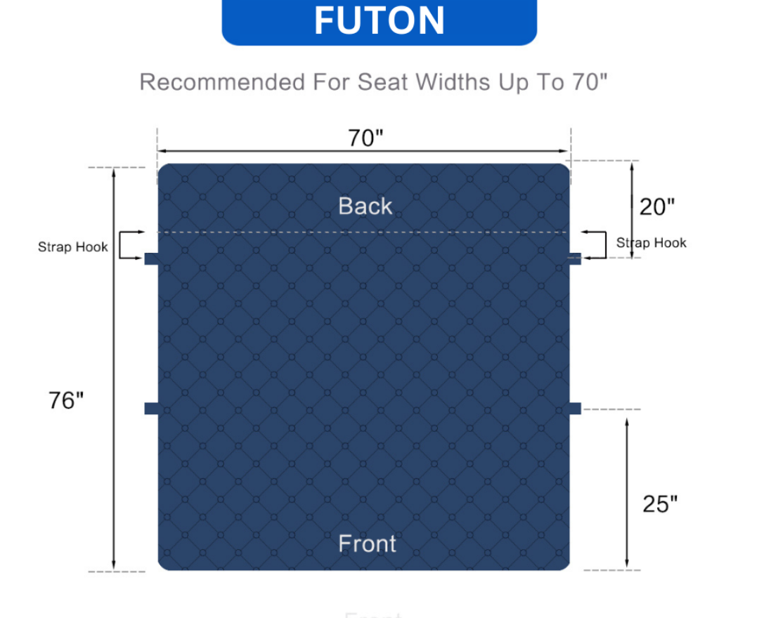 Couch Cover Furniture Protector With Side Pockets And...
