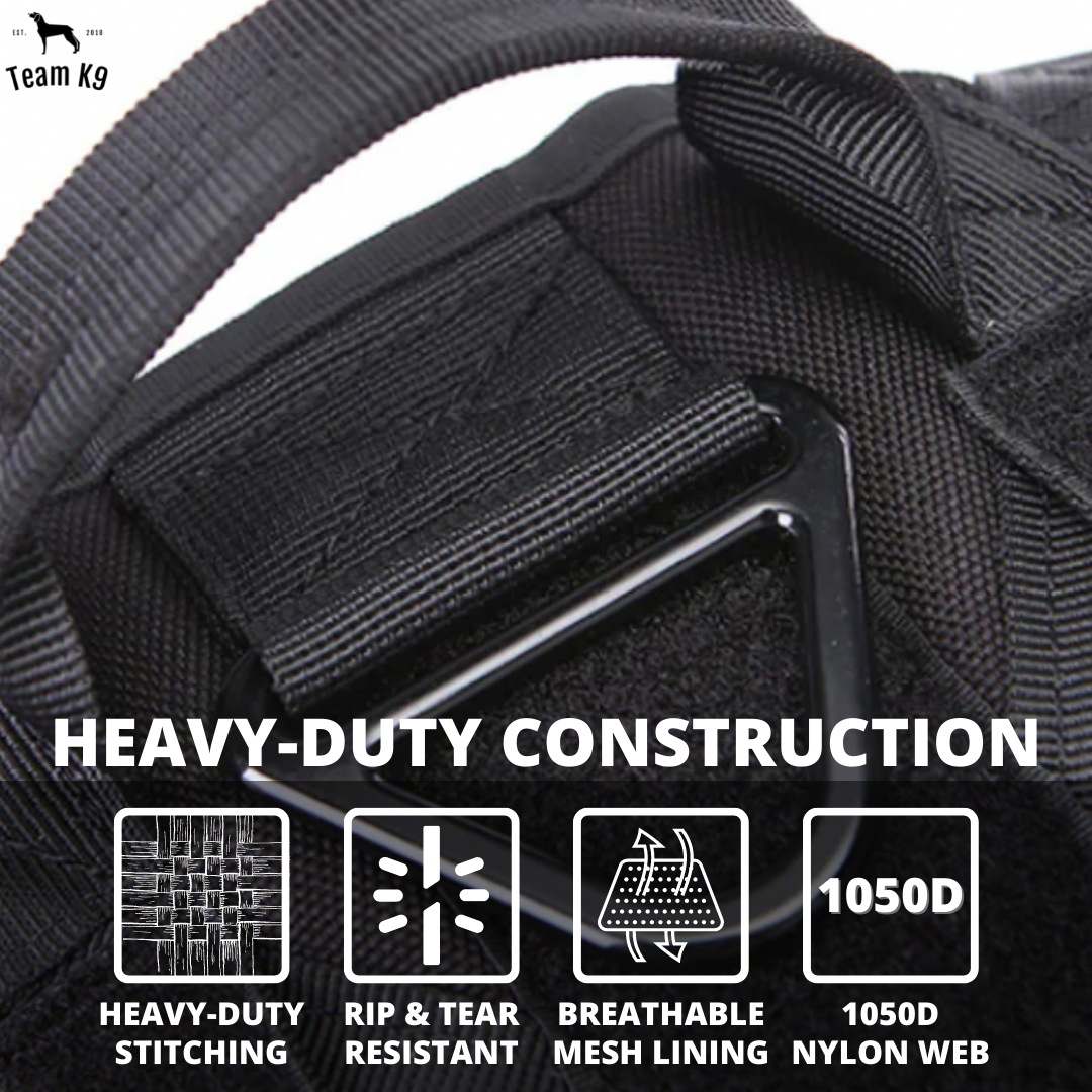 Tactical Dog Harness System All-In-One Training Bundle...