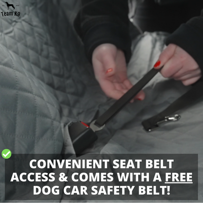 Car Seat Hammock Cover, Waterproof Non Slip Backseat...