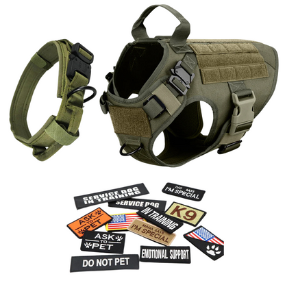 Tactical Dog Harness No-Pull With Front And Back D-Rings...