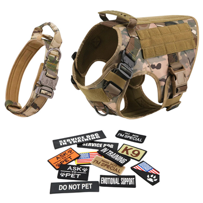 Tactical Dog Harness No-Pull With Front And Back D-Rings...