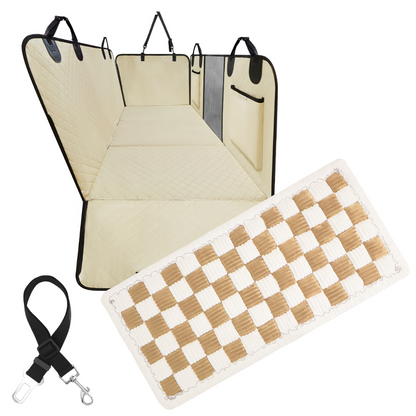 Car Seat Cover Hammock Waterproof Protector With Storage...