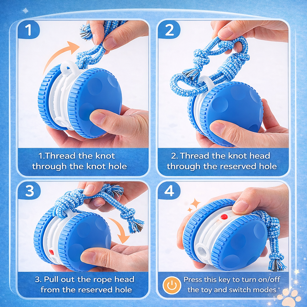 CalmPlay™ — Interactive Dog Enrichment Toy Ball - Anxiety Relief Puzzle