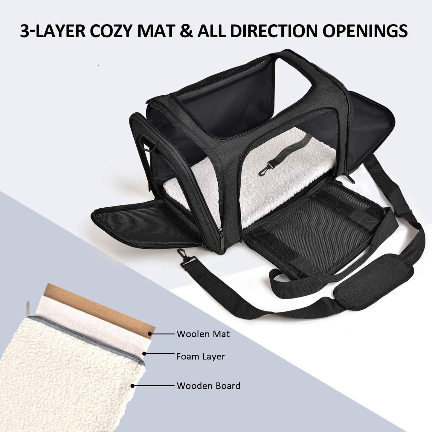 Dog Bag Carrier For Small Medium Cats Dogs Puppies Up To 15