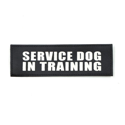 Service Dog Patch Black Harness Label Hook And Loop...