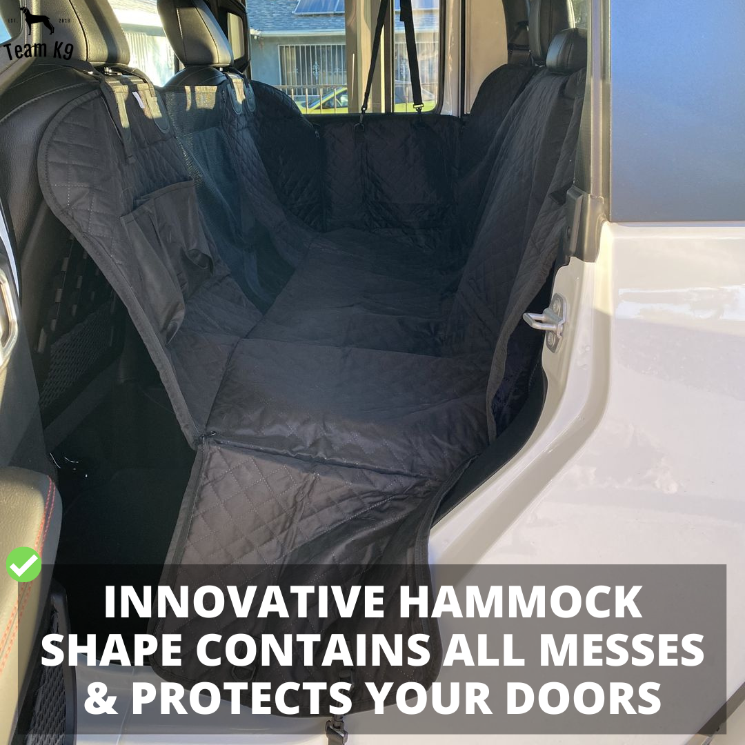 Car Seat Hammock Cover, Waterproof Non Slip Backseat...