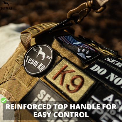 Tactical Dog Harness No-Pull With Front And Back D-Rings...