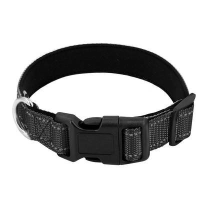 Reflective Dog Collar Quick-Lock Buckle - Safe Night...