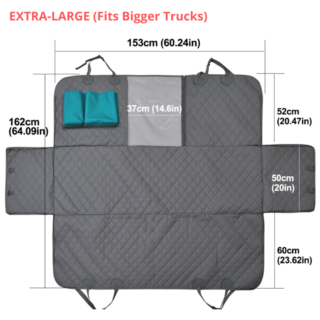Car Seat Hammock Cover, Waterproof Non Slip Backseat...