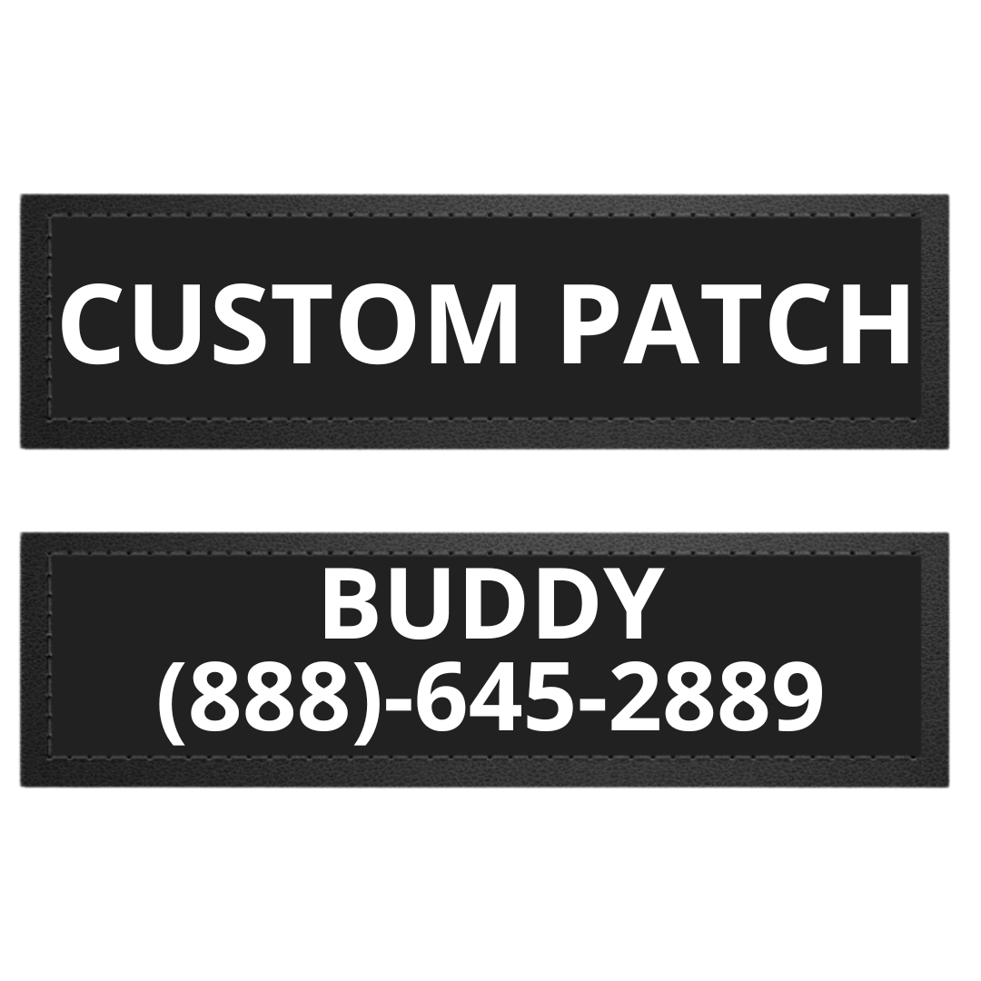 Custom Patch For Harness Dog Name And Phone Number Patch...